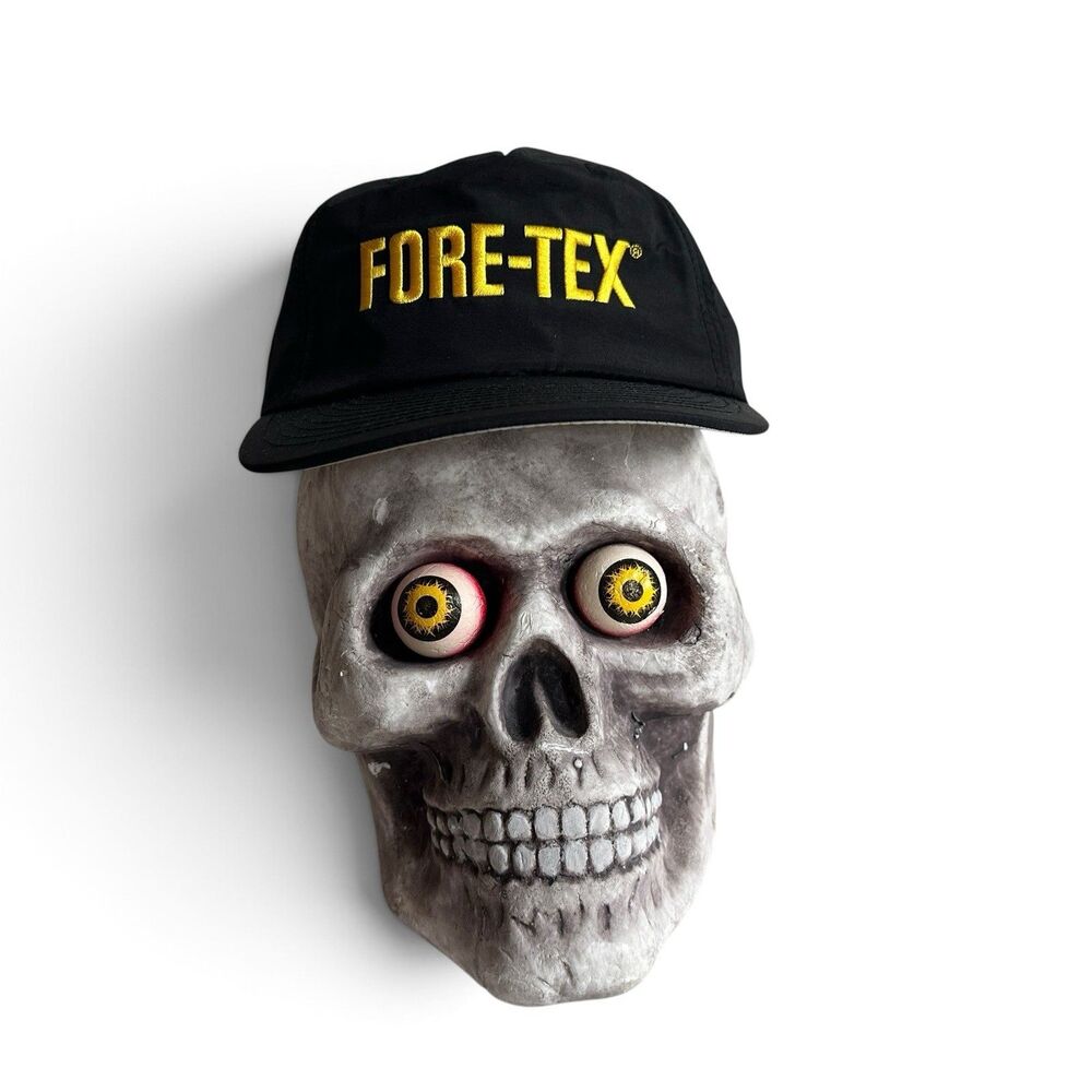 METALWOOD Studio FORE-TEX Black & Yellow Snapback Golf Hat Cap, GORE-TEX bootleg